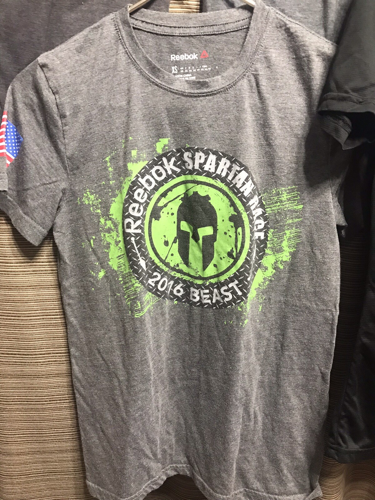Large Lot Of Gray And Black Women Spartan Race T-Shirt Size Extra Small- Small