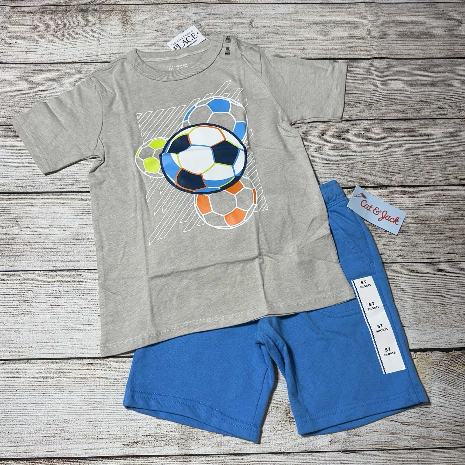 Toddler Boy 5T Lot Of Clothes For Spring And Summer. NWT! Shorts, 3 T-Shirts.