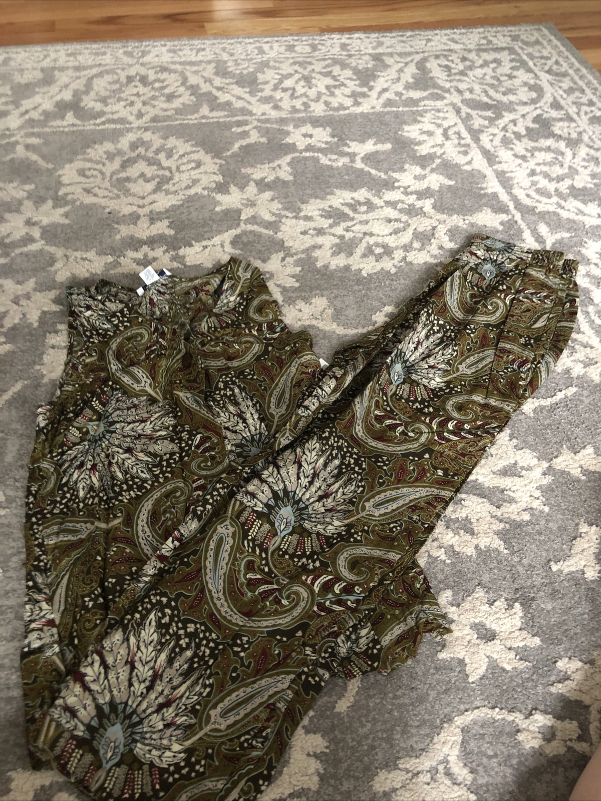 Norton McNaughton 2 Piece Pant Outfit Size 12 Island Wear Travel Resort Wear Ev