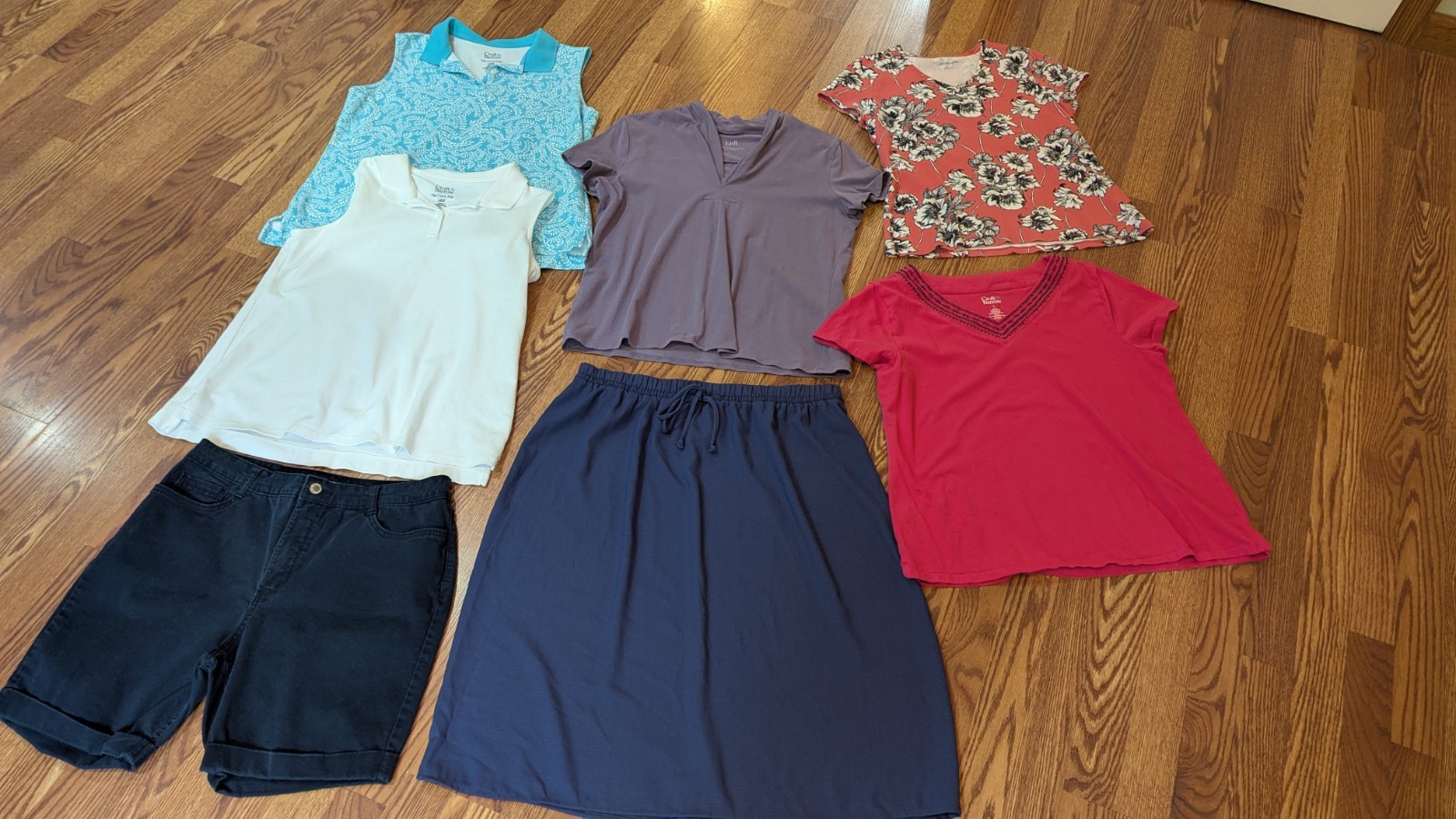 Lot Ladies Sz L J Jill Croft & Barrow Jones New York Faded Glory Summer Perfect!
