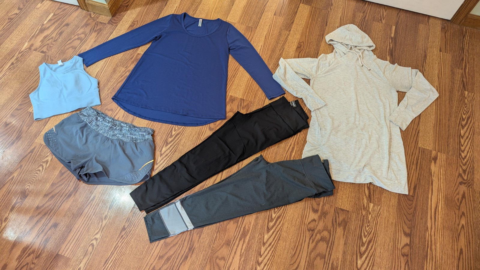 M Fitness Lot Walkpop Leggings Champion Shorts Tek Gear Hoodie Jockey Crop Top