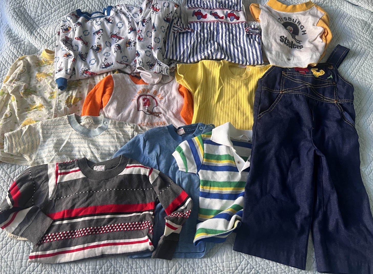 Vintage Boys Clothing Lot 80s 90s Baby/Toddler Clothing Bundle Healthtex Etc
