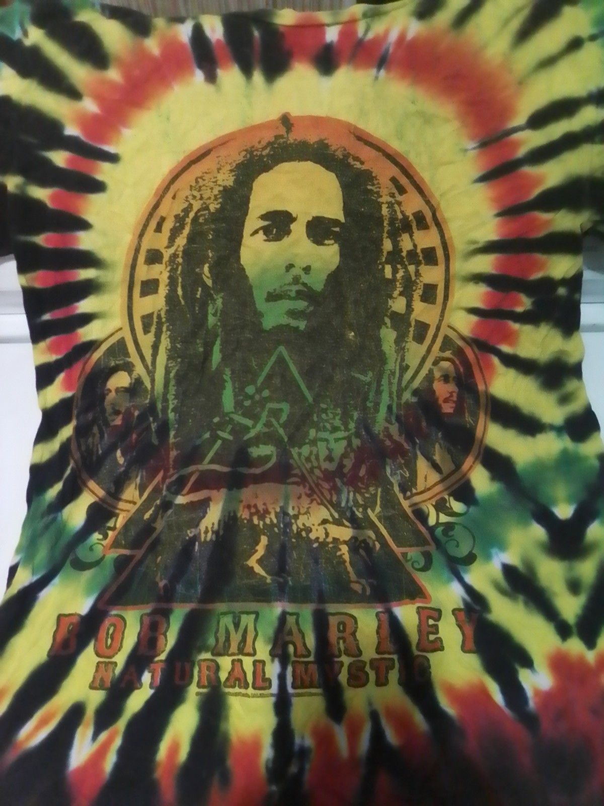 Columbia Bob Marley Multicolor Tie Dye Geometric Music Sports T-Shirt Tank Lot