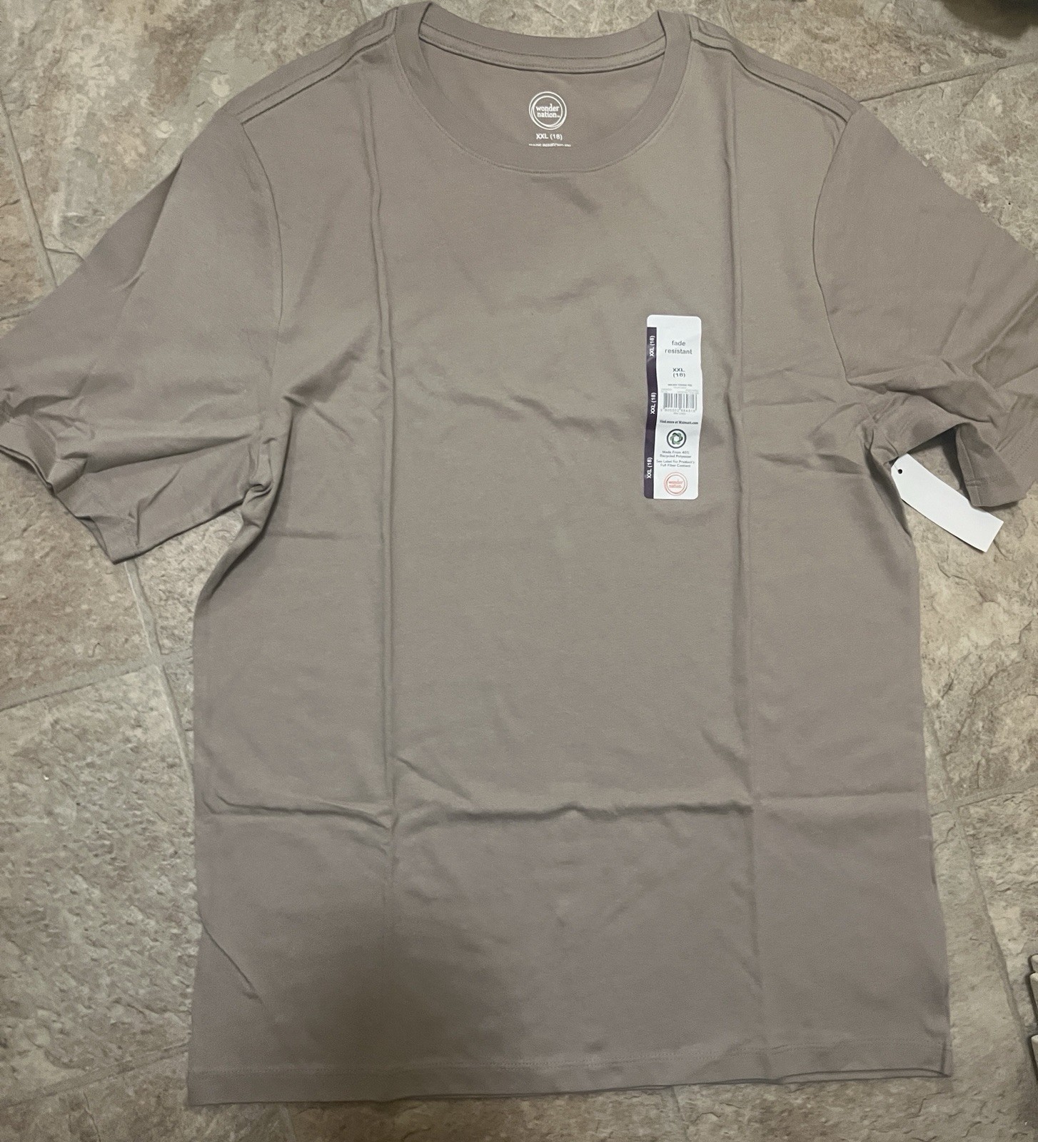 3 Pack Wonder Nation Kids T-Shirts – NEW WITH TAGS- Beige – XS