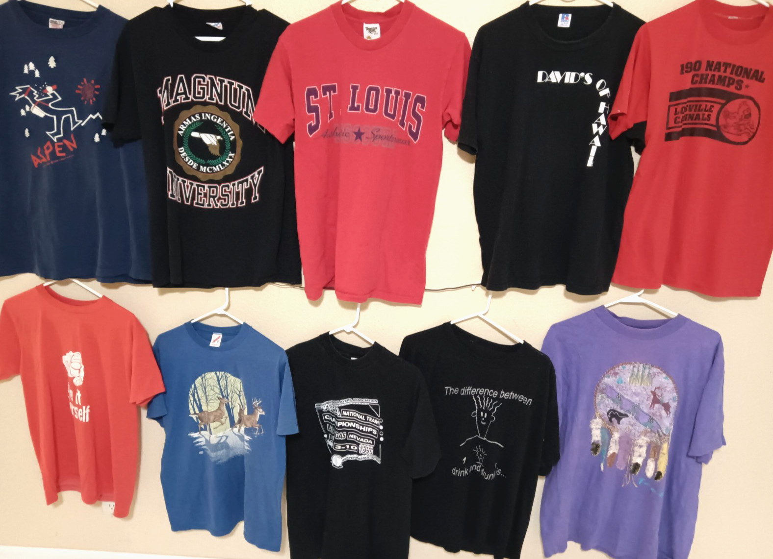 Vintage T Shirt Bulk Reseller 103 Single Stitch 80s 90s Graphic Tees Wholesale