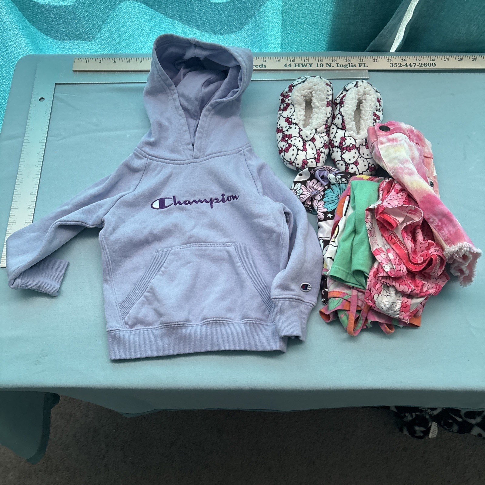 Girl&rsquo;s Clothes Lot Of 8 Summer Size 3T-garanimals Champion Hello Kitty