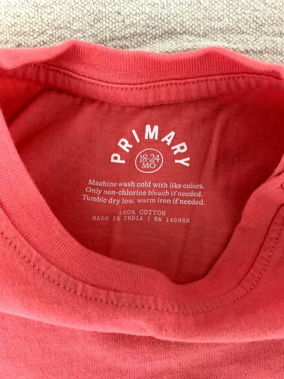 Lot of 4 Mixed Toddler Girls Size 12-24 months Orange / Pink / 3 Tops / 1 Pants