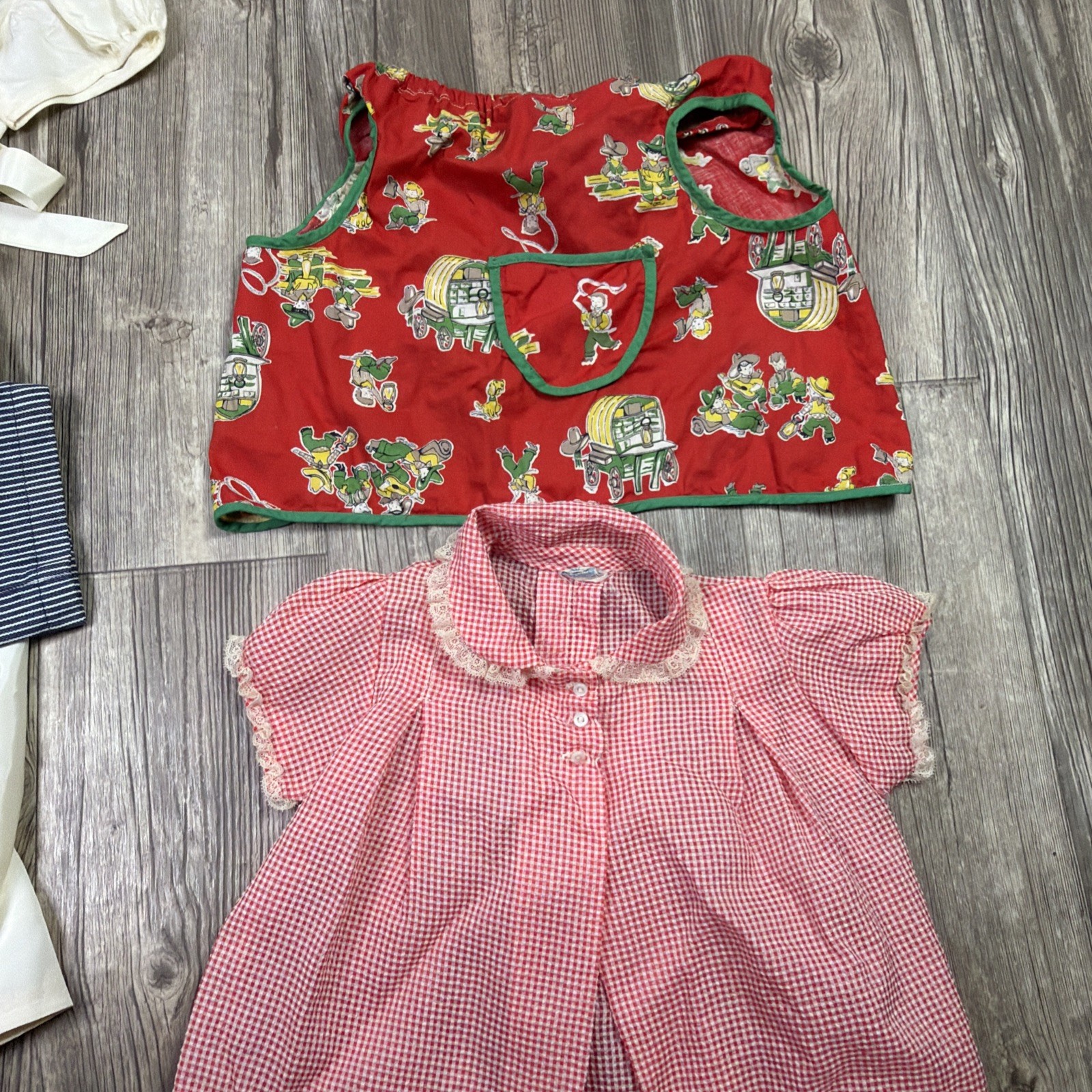 Vintage Kids Clothing Lot 50&rsquo;s to 90&rsquo;s Lot of 12 Sizes 3 Mo to 6T READ
