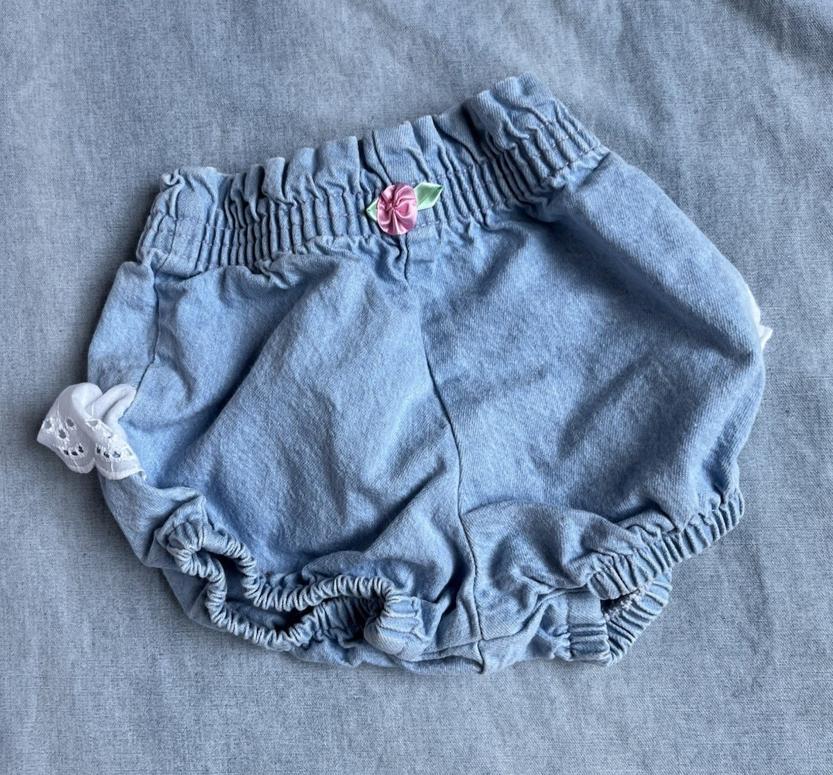 Vintage Baby Girls Clothing Lot 70s 80s 90s Western Denim Fruit Floral Lace