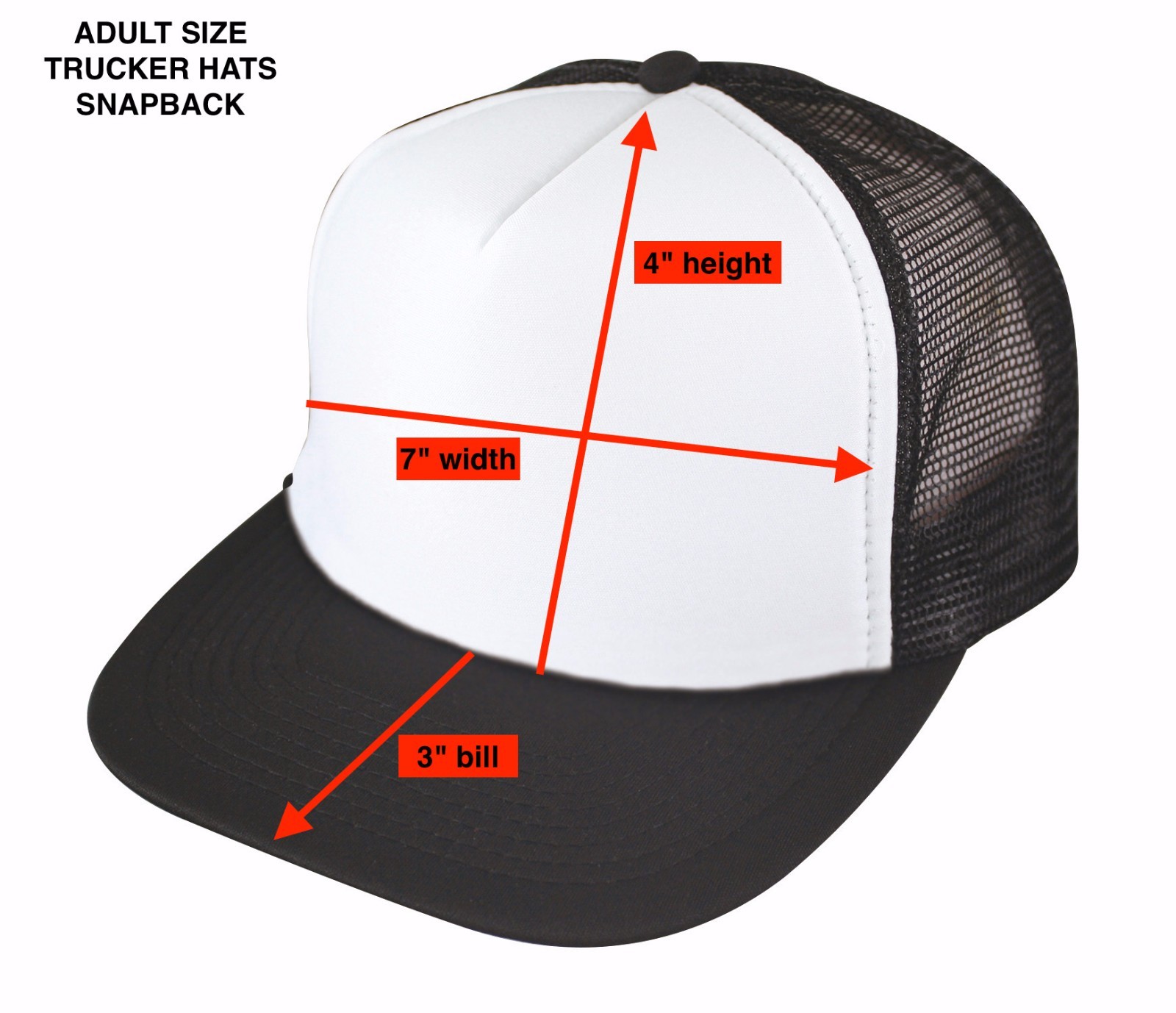 5 Pack Trucker Baseball Hats Caps Foam Mesh Blank Adult Youth Kids Wholesale