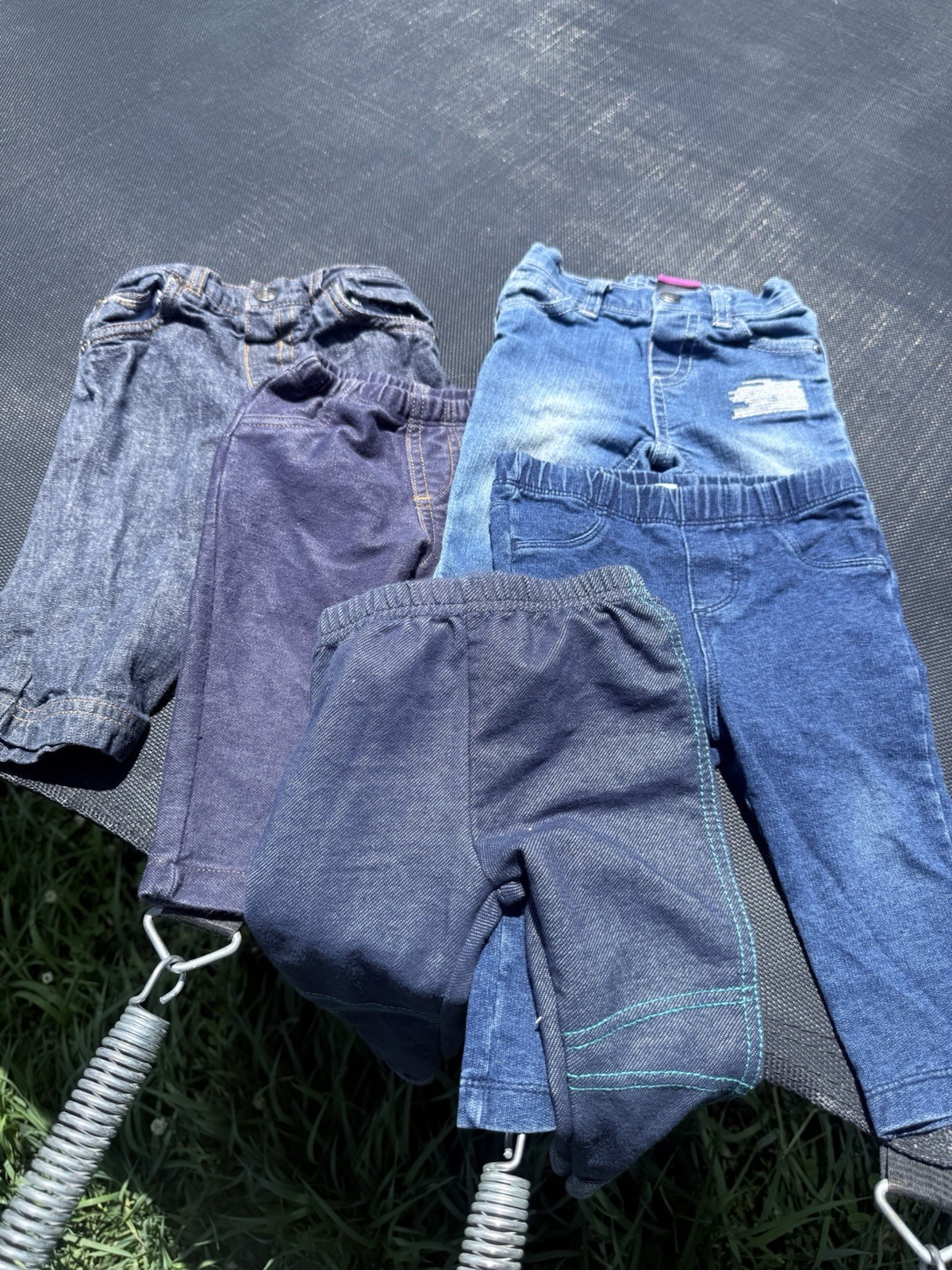 Baby Bottoms bundle Pants Denim Blue & 3-9 months
