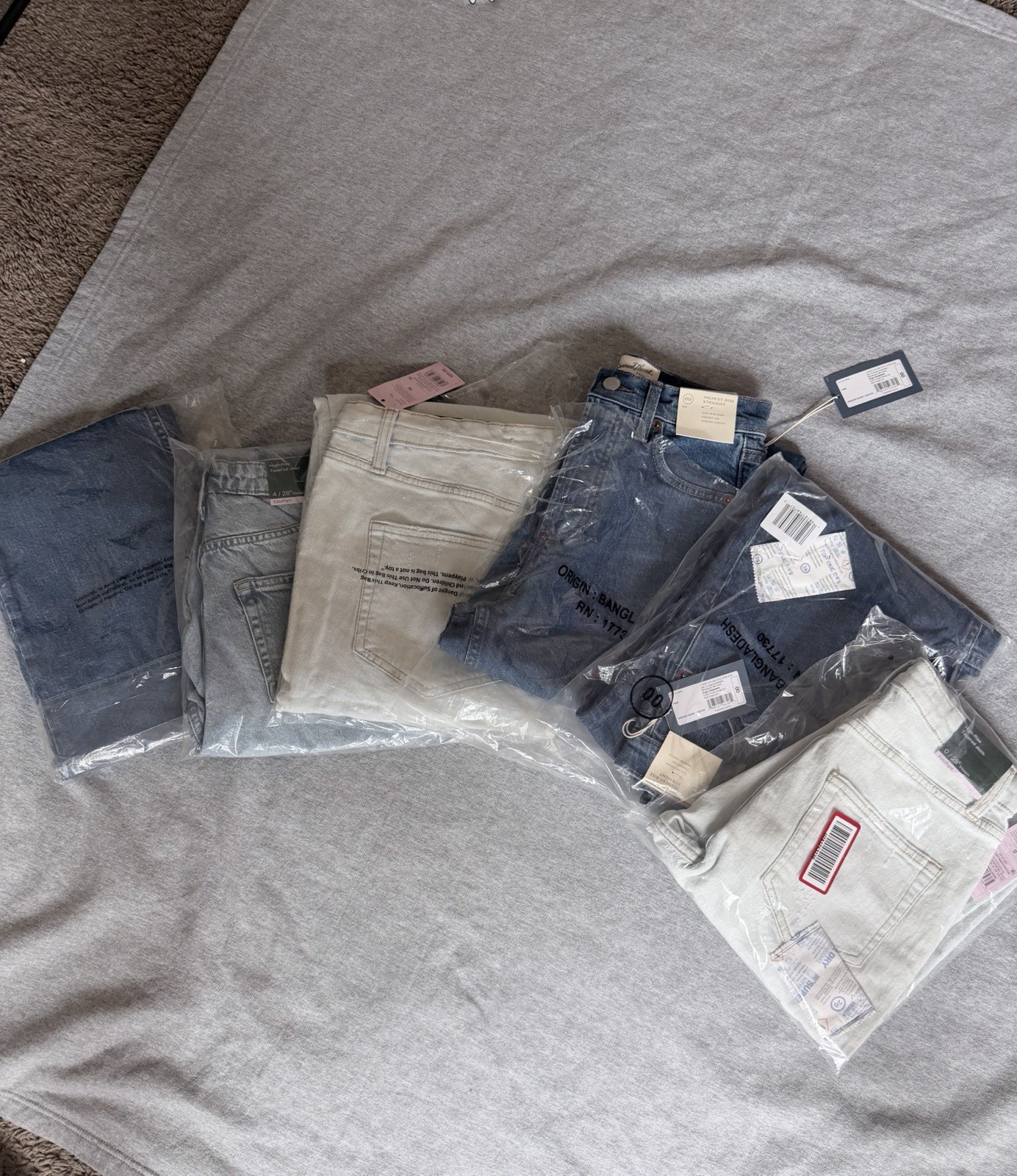 Target brand Women’s High-Rise Tapered Jeans (Wild Fable / Universal Thread)