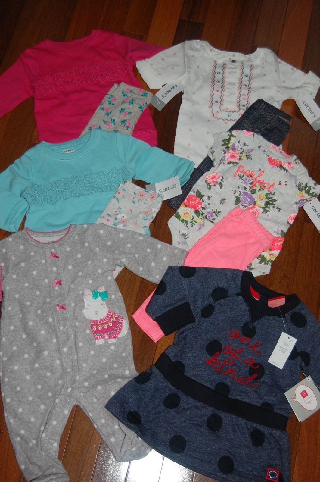 NWT Girls 3m 3 MONTHS HUGE CARTER&rsquo;S BABY GAP Fall Winter 11 Piece Lot