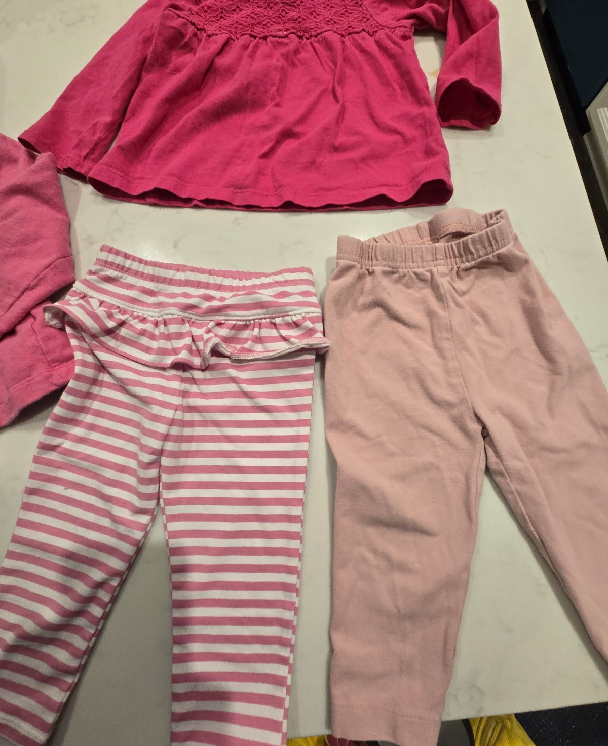 18 months. 5 pcs. Shorts. Pants, tops, jacket