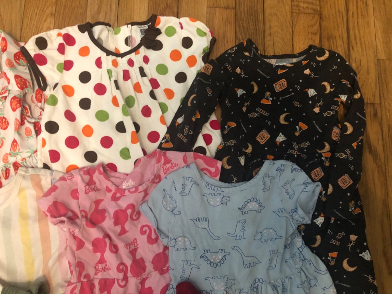 Lot Of 12 Little Girl Fall/Winter/Spring Dresses/skirt set Sz. 3T