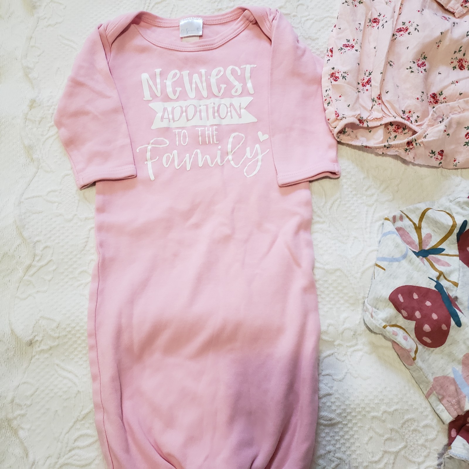 Baby Girl Clothes Lot 0M–18M 21 Pieces Carter’s Various Sizes Styles and Brands