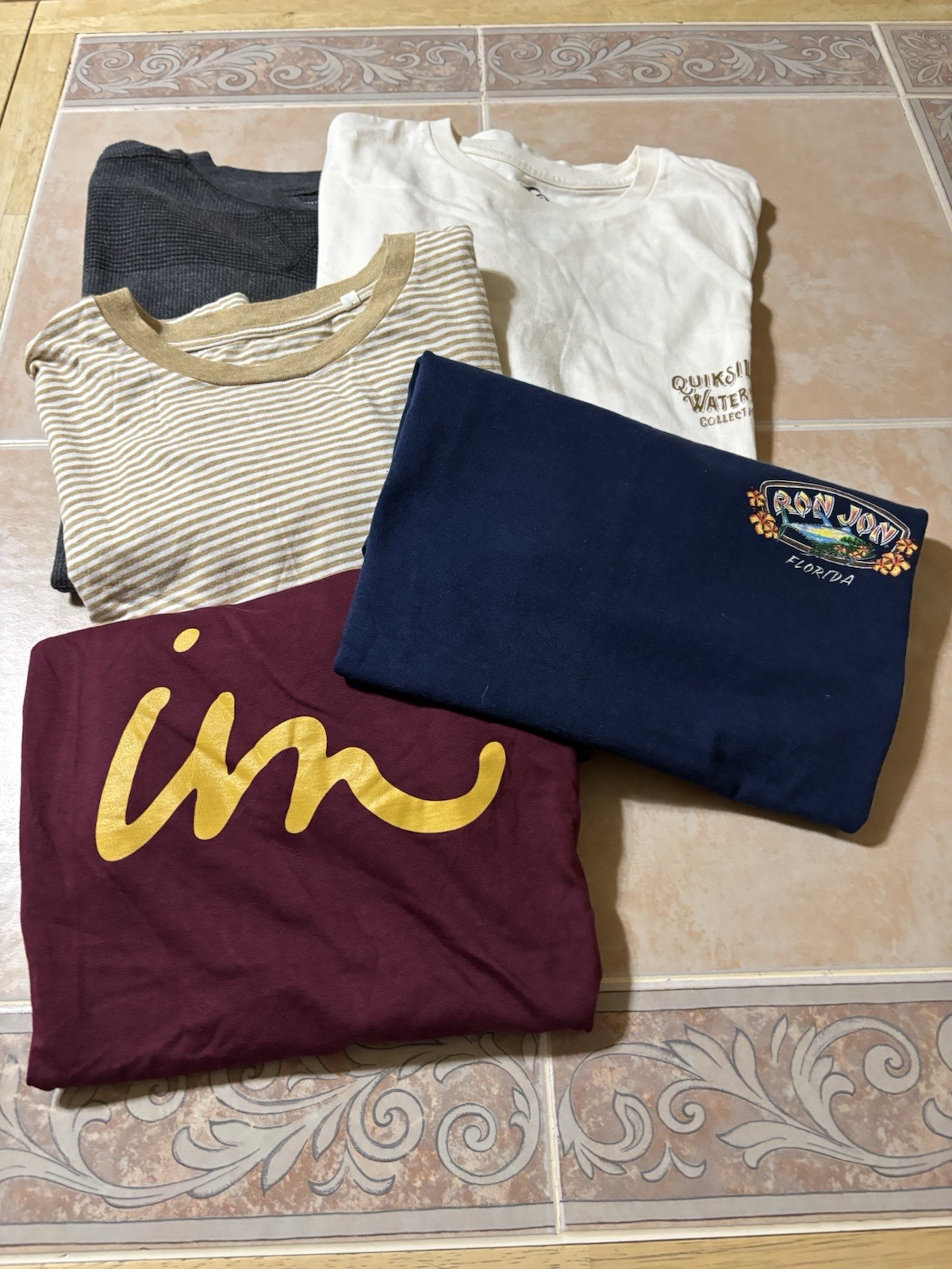 Lot Of Boy, Mens Casual Tops/5 Items/Sz M/1 Long Sleeve, 4 Short Sleeve/NICE!!!