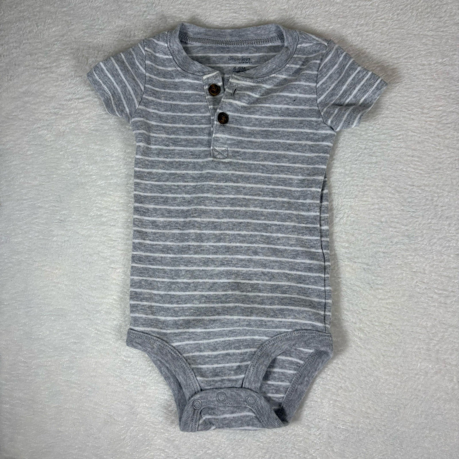 Lot Of 3, 6, 9 Month Old Baby Girl Clothes 10pc