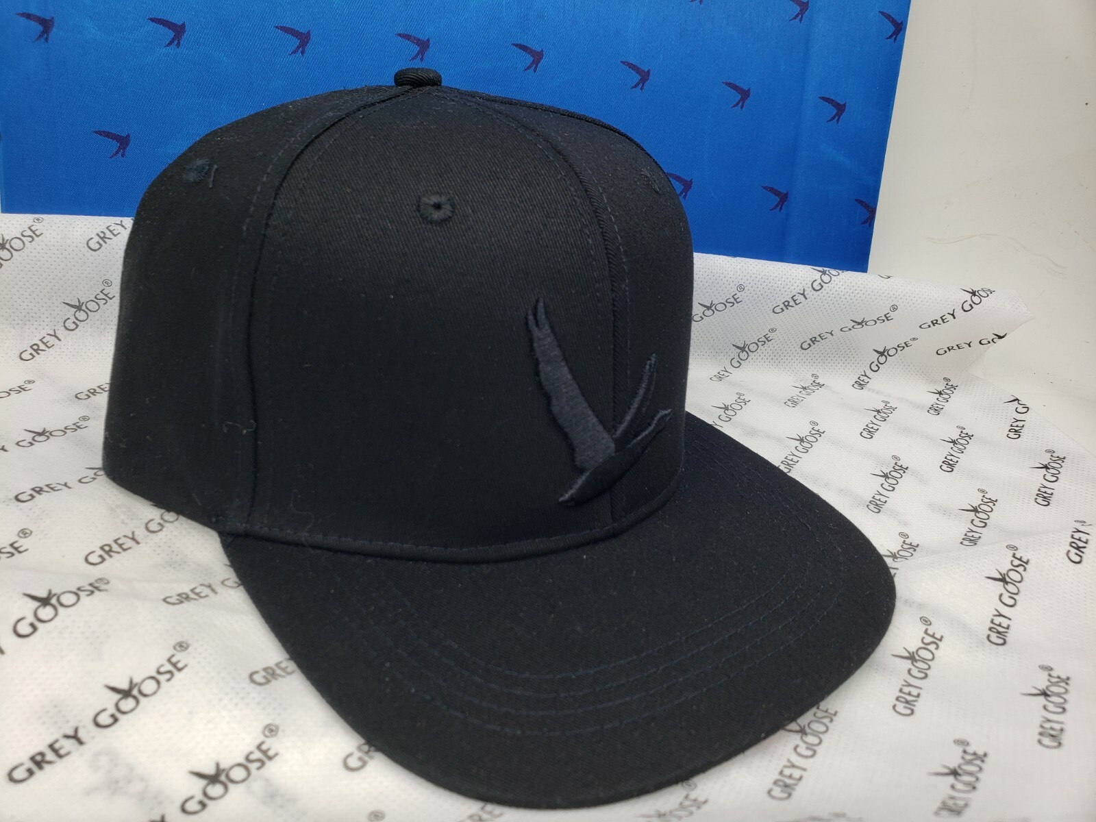 RARE Worlds Best Tasting Vodka GREY GOOSE COLLECTION branded BLACK Hat/ Cap