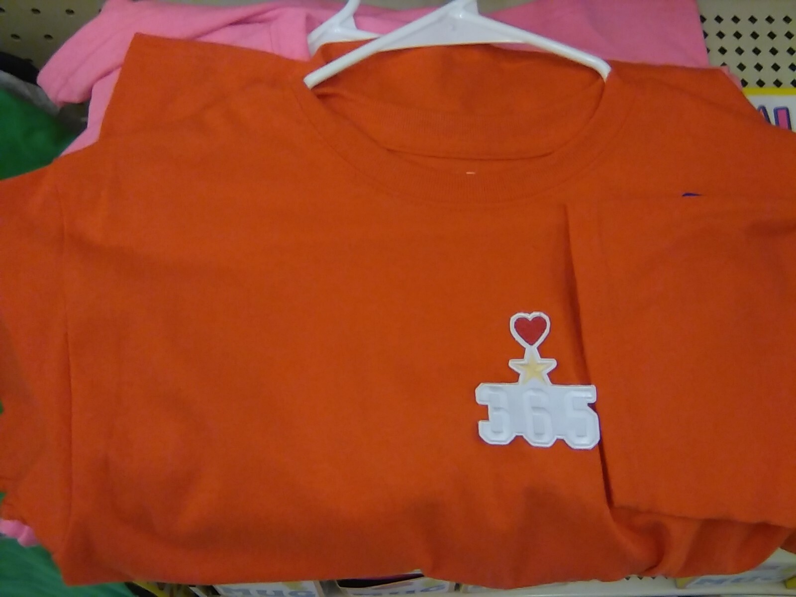 New Designer embroidery logo. heart star 365 Brand new. 4T-4xl availabl 2021&prime;