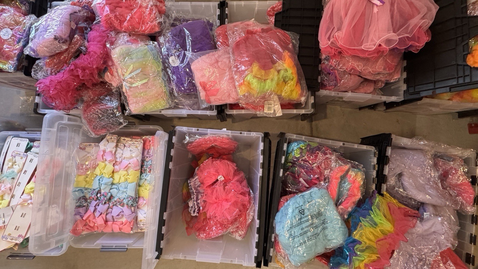 50pc Baby Girl Tutu & Hair Bow Lot Boutique Accessories Reseller Bulk