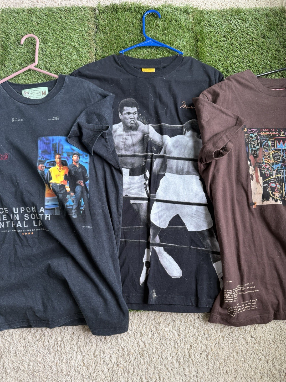 Graphic Print T-Shirts Size M and L Cotton Black/Brown BUNDLE ‼️
