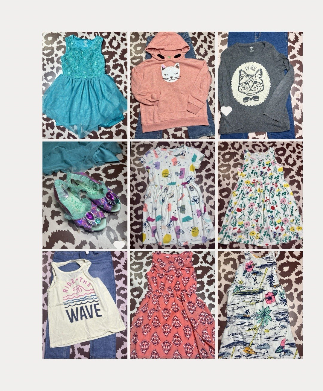 Girls S 6-7 mixed lot Disney Ariel slippers, kindergarten school outfits cute!