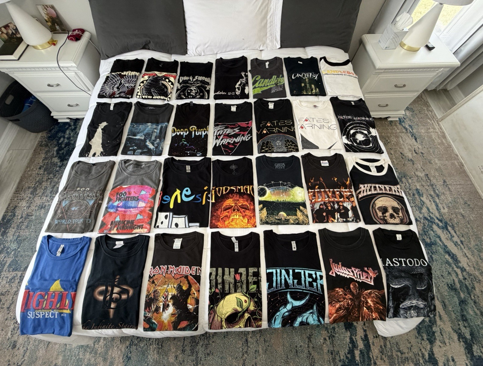 Band/Music Graphic Print T-Shirts & Hoodies + Black Work Shirts. Sold individual