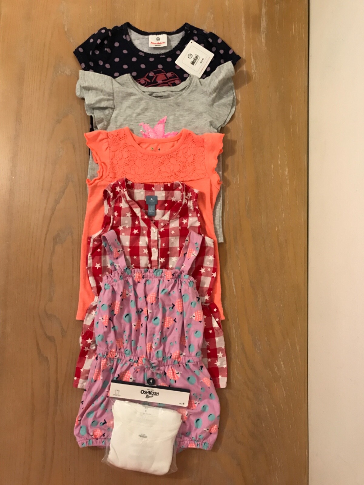 Hanna Andersson, Oshkosh, Others, Girls Clothing Lot of 8 (3 New) Size 4, 100