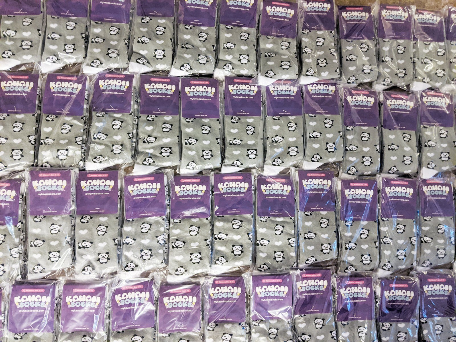 Wholesale Liquidation 100x Women&rsquo;s Panda Socks Lot Bulk Closeout Clothing New