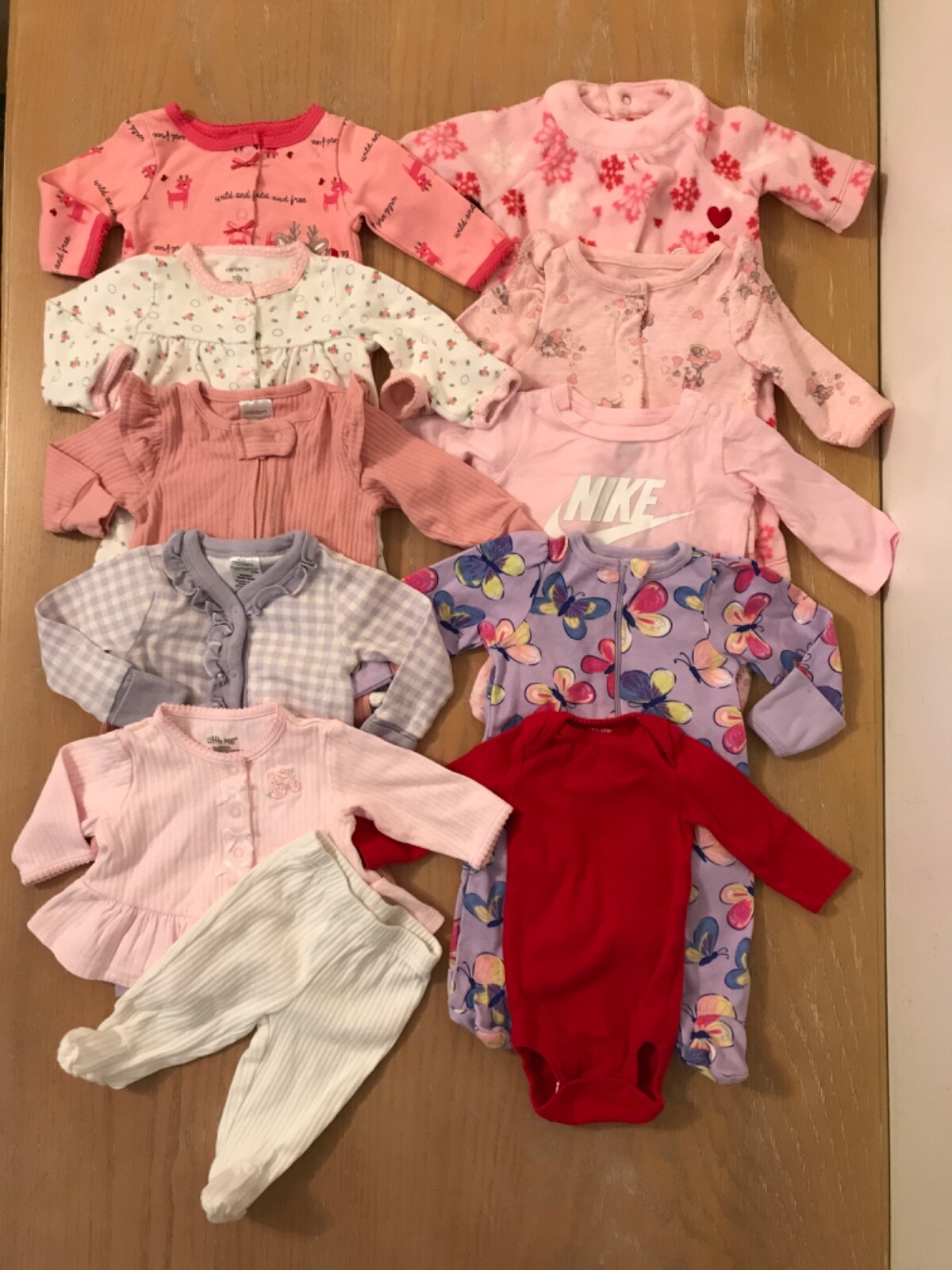 Carter&rsquo;s, Modern Moments, Others Infant Girls Clothing Lot of 11 Size Newborn