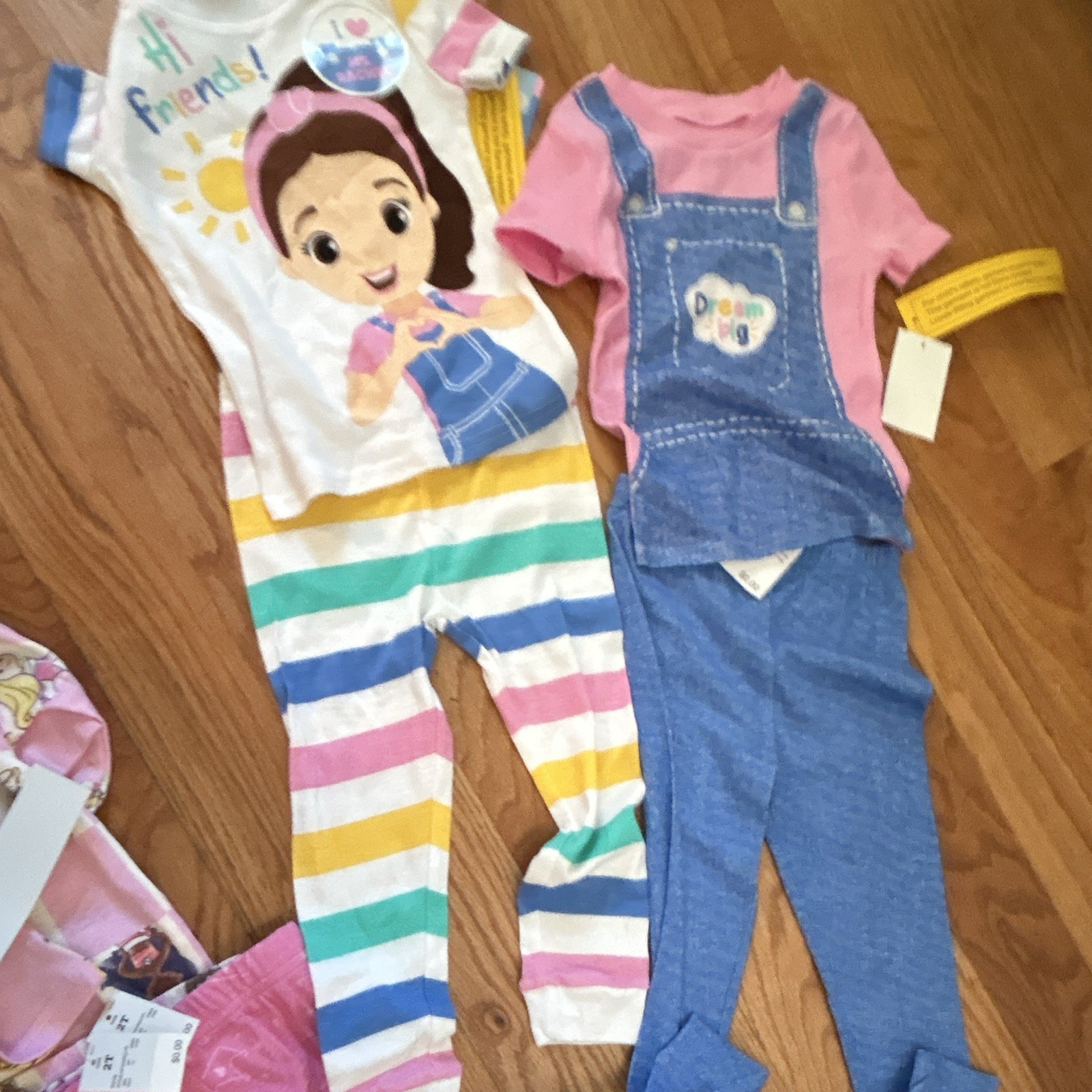 Disney Princess & Carson Baby Girl 2T Mixed Clothing Lot Cotton Floral