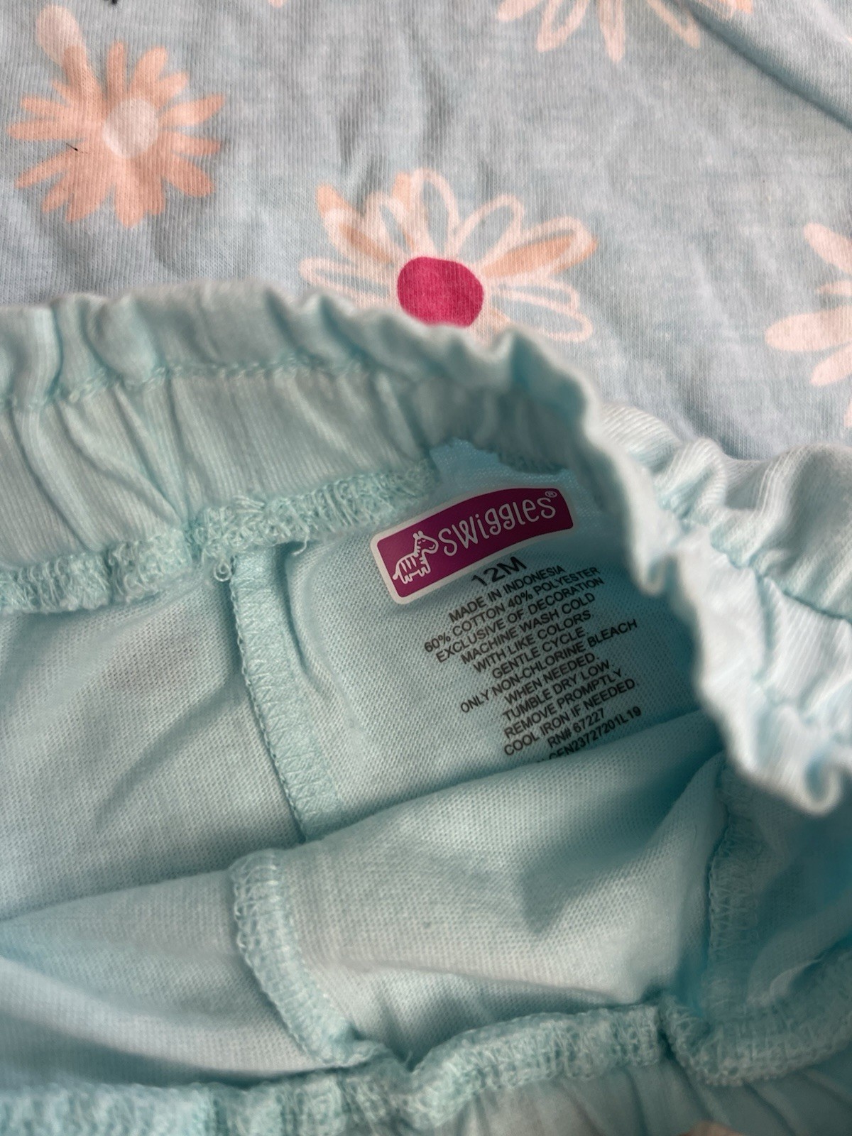 Baby Girl Clothing Lot 12M 18–24M Carter’s Cat Floral Bodysuits Shorts Leggings