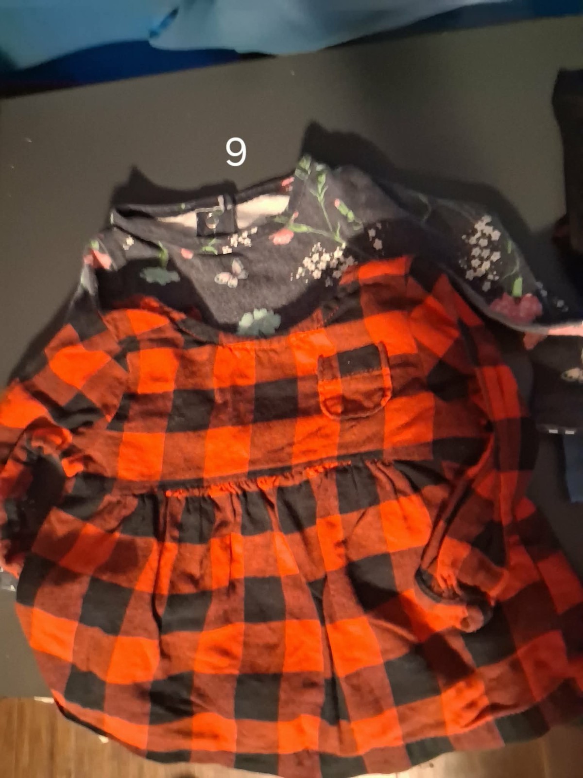 Juicy Couture Baby Girl 6-9M Velour Clothing Lot Multicolor Plaid Outfits