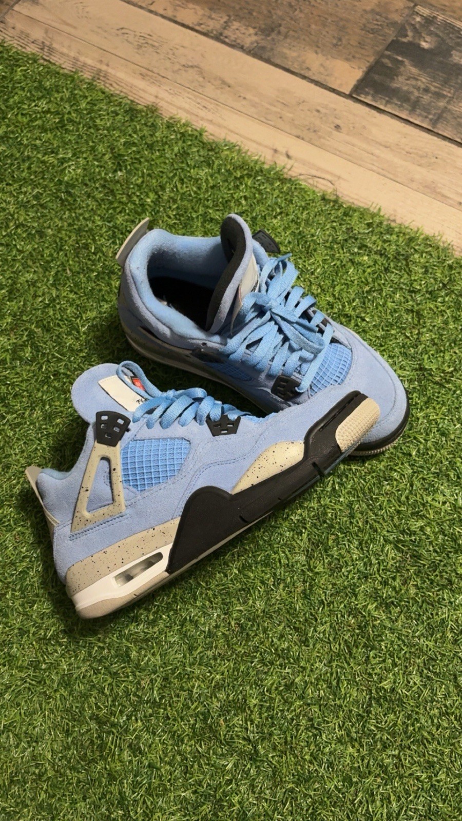 Nike Jordan Unisex Baby Shoe Lot Air Jordan 4 Leather Colorblock 0-3M