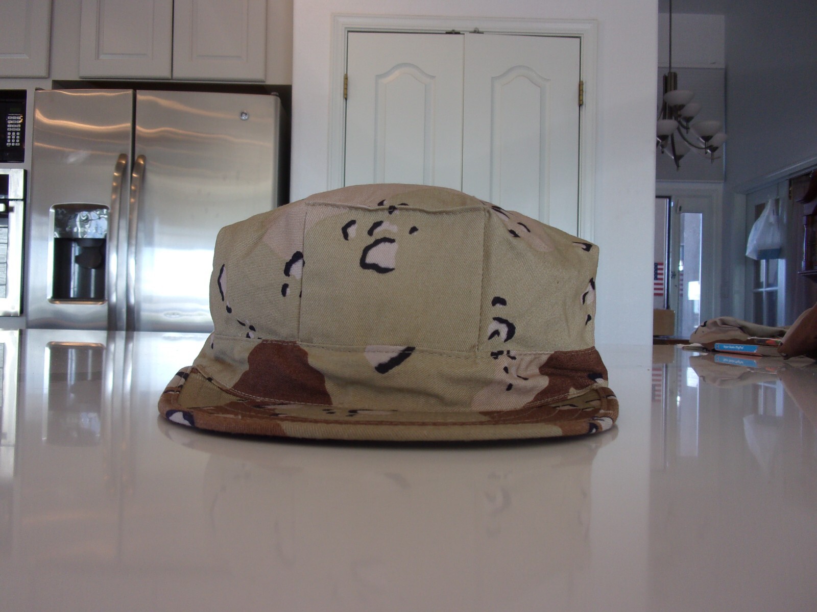 NEW 8 POINT 6 COLOR CHOCOLATE CHIP CAMO UTILITY CAP