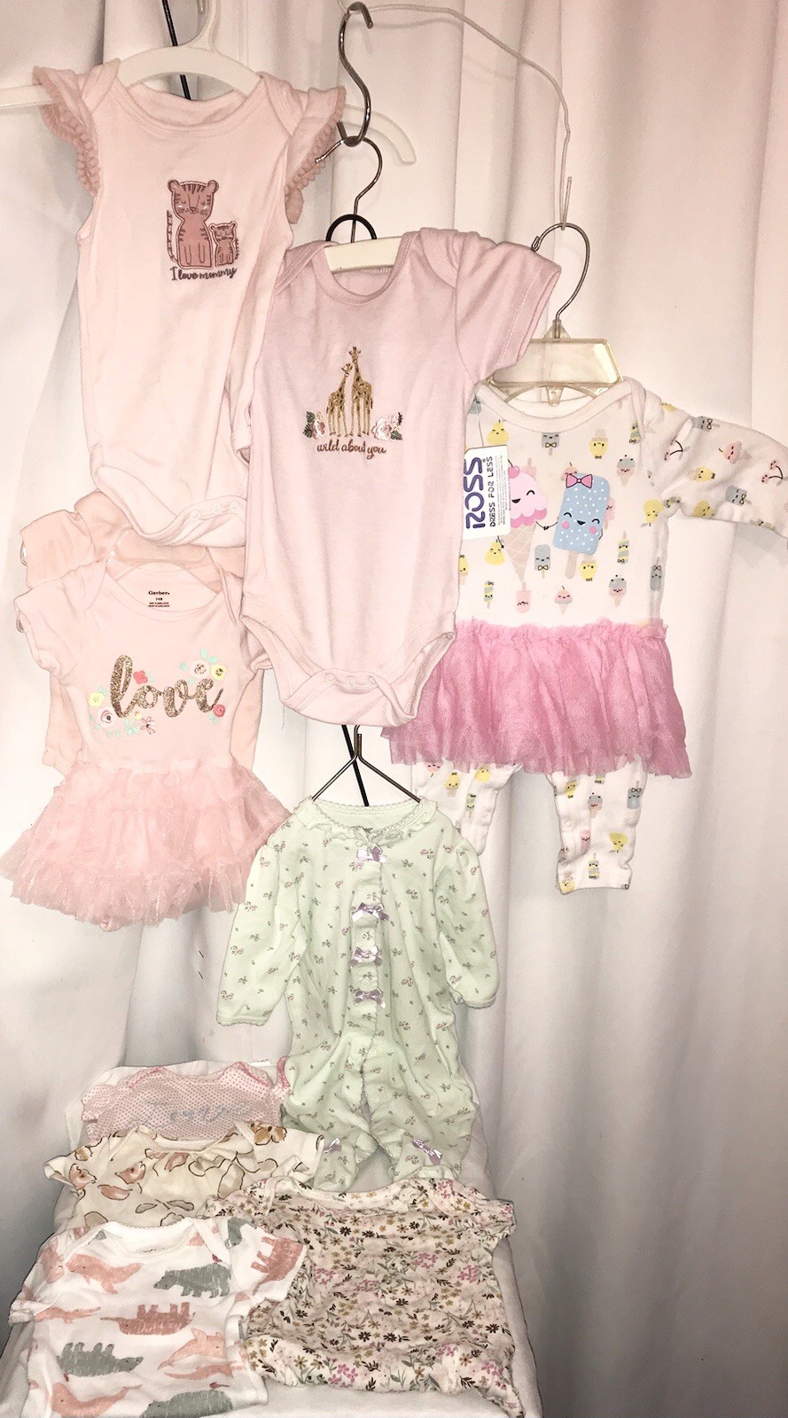 Lot-10 Carter&rsquo;s Hello Kitty Gerbers TuTu Infant Girl Clothing Assorted Size 3-9M