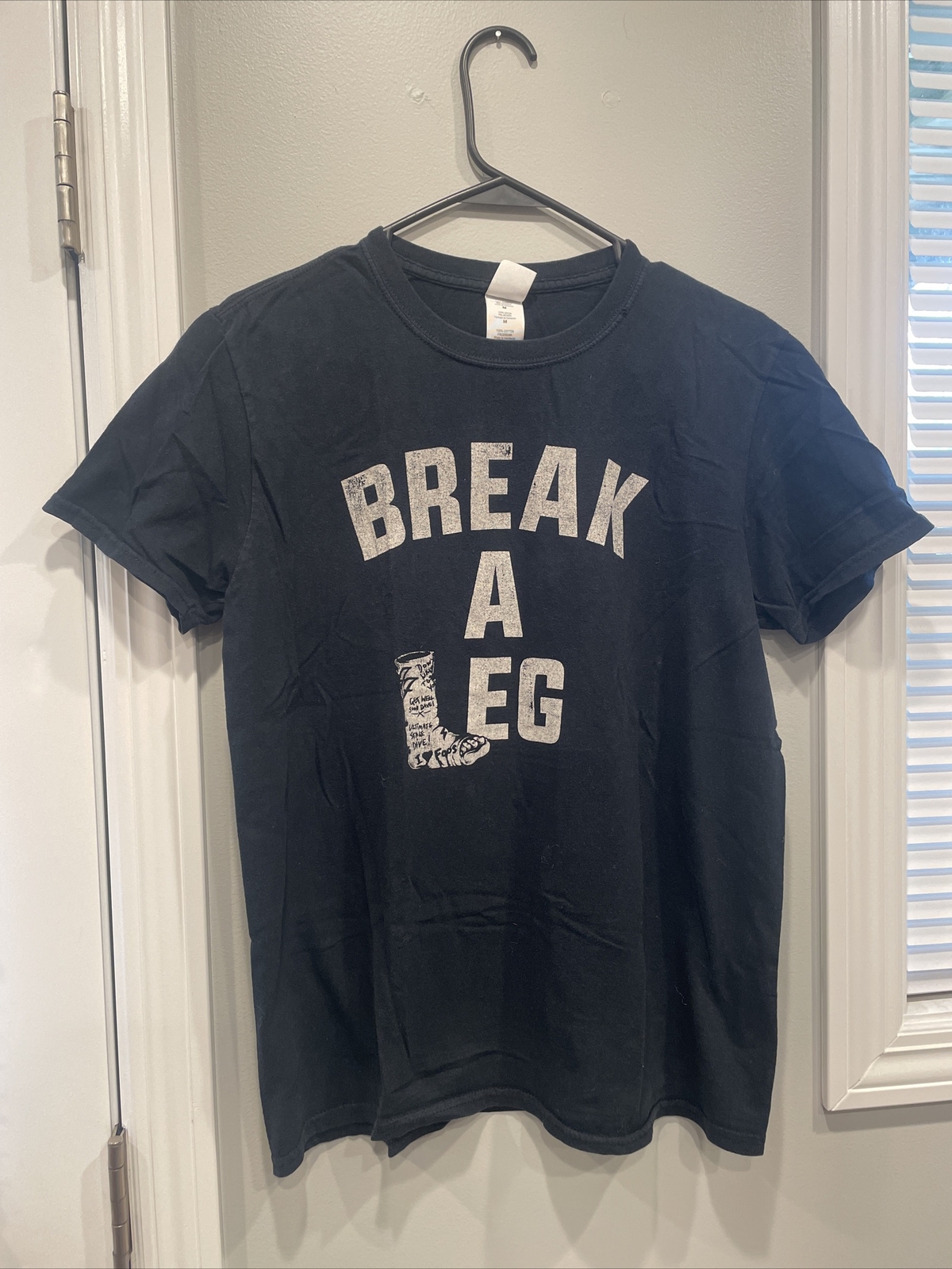 Foo Fighters 2015 European Tour Shirt Break A Leg Size Adult Medium