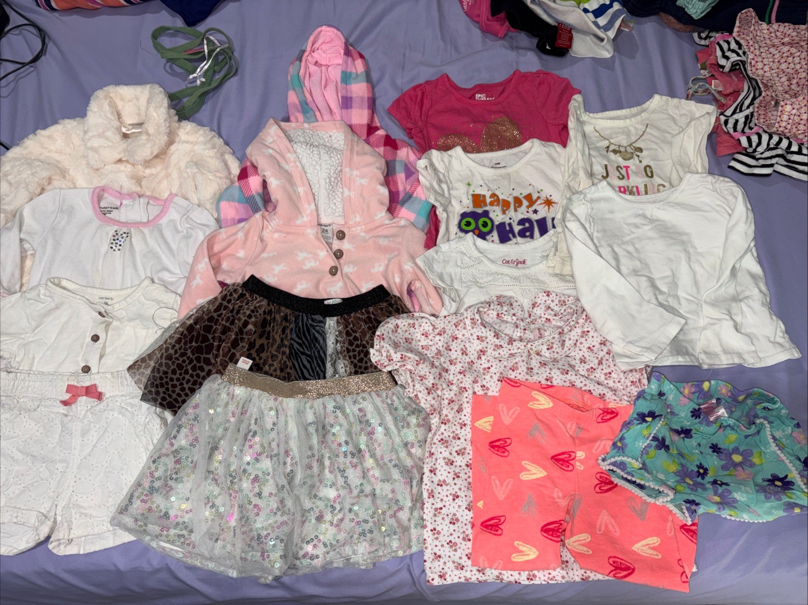 Girls Size 18-24 Months 2T Lot 16 pieces Garanimals Cat Jack Children’s Place