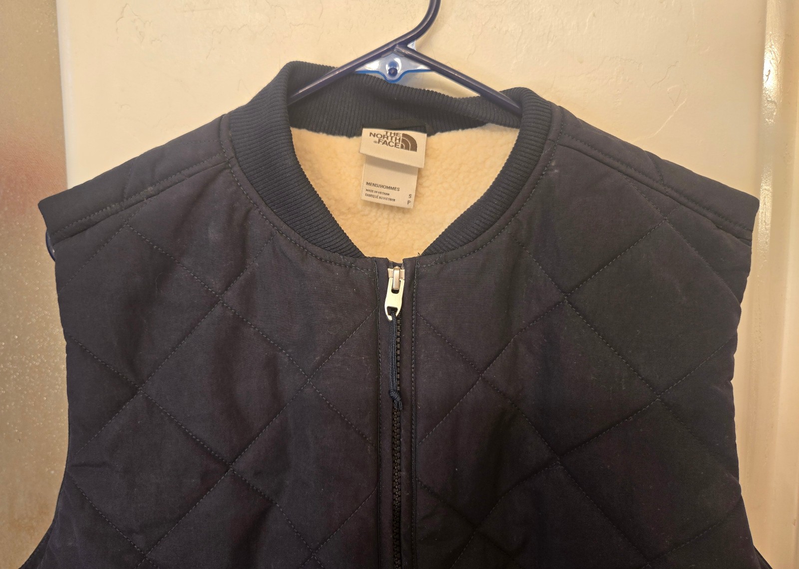 New! The North Face &lsquo;Aviator&rsquo; Reversible Vest Navy Blue Womens Small MSRP $129