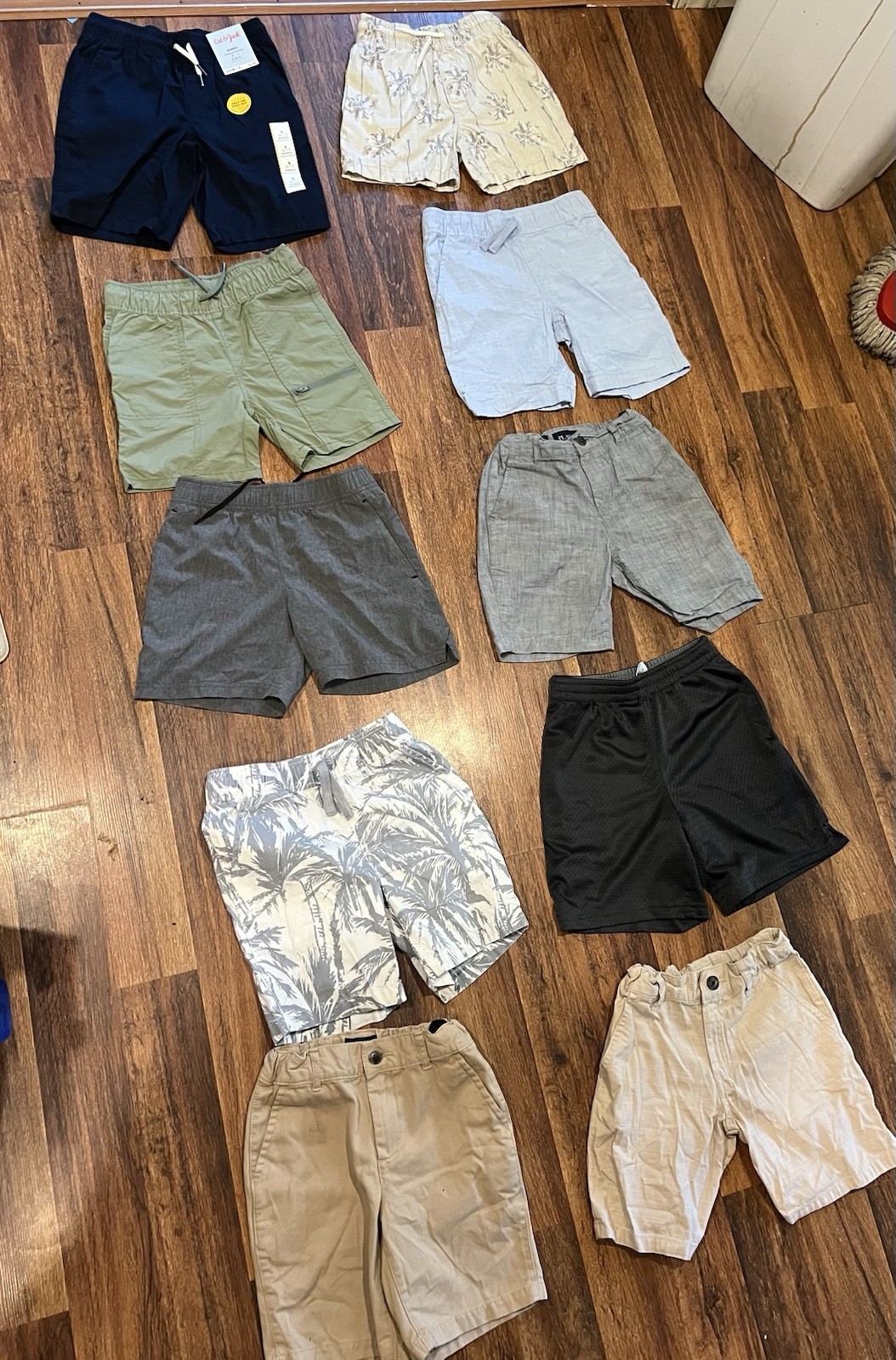 Lot of 10 Boys Shorts Size 6/7Cat & Jack Childrens Place OshKosh Summer Clothes