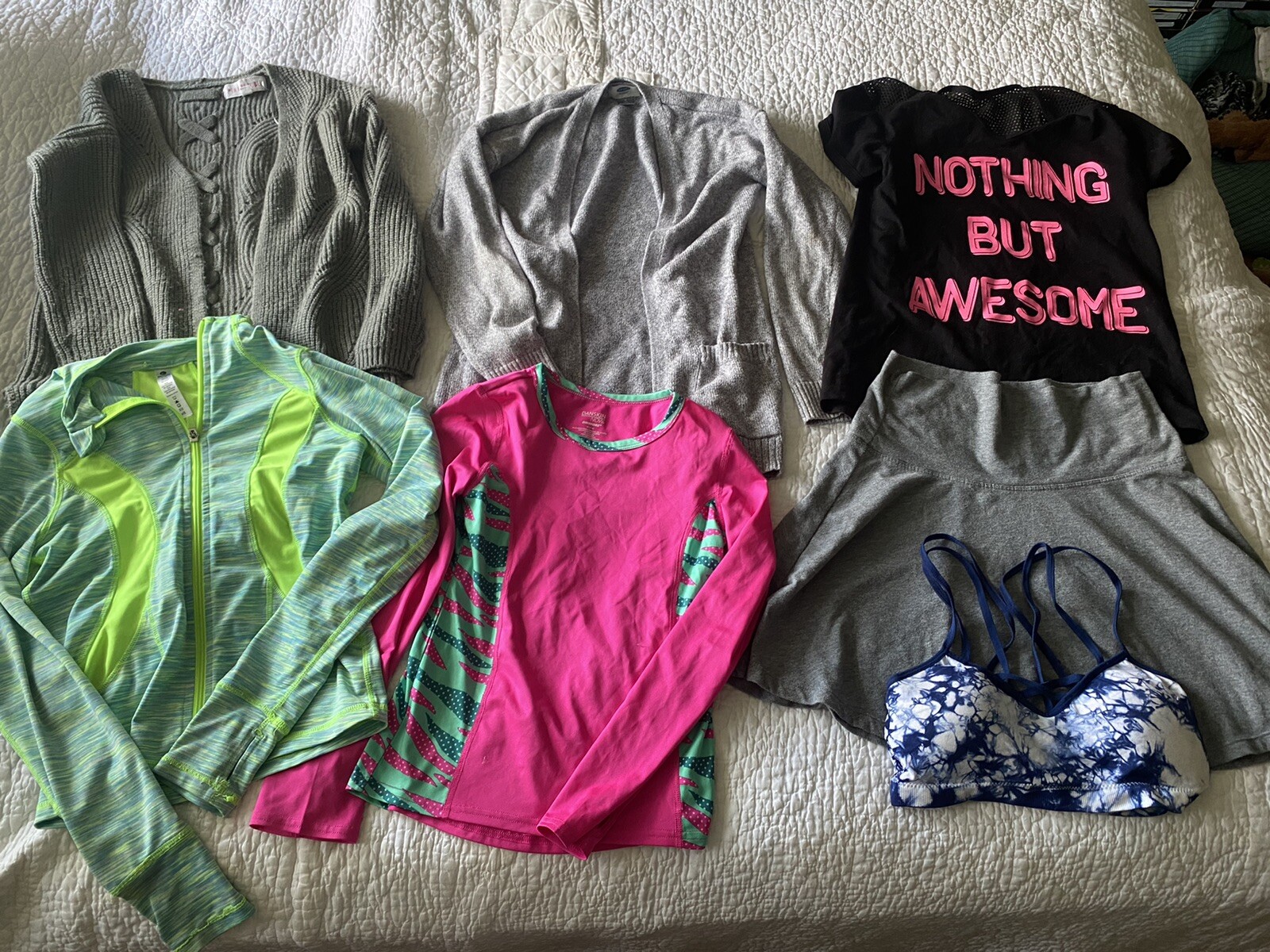 Mixed Lot of 7 Girls Clothes: Size: Medium 7-10