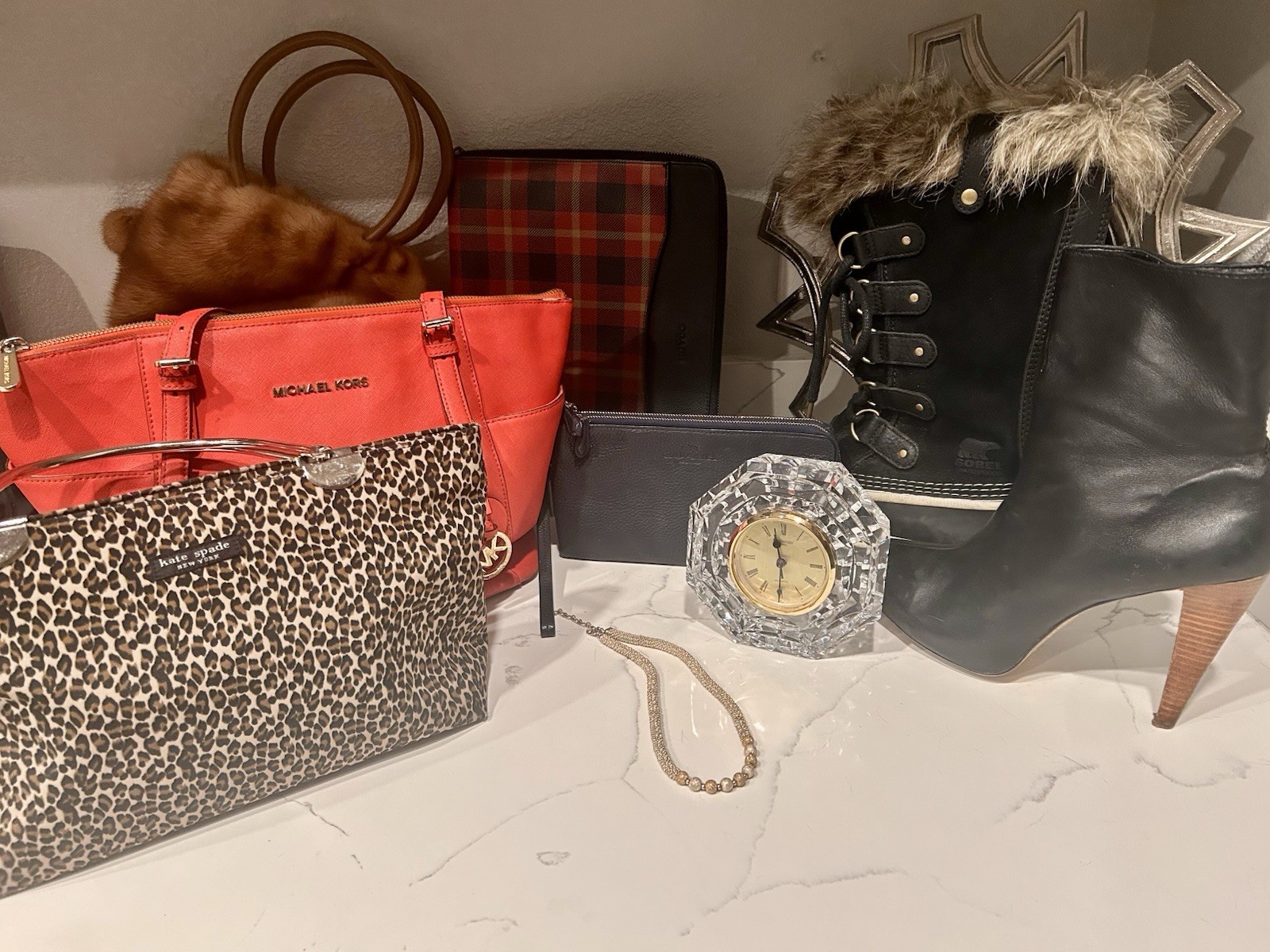 Michael Kors, Kate Spade, Coach, Sorel Women&rsquo;s Bags, Boots, Cat Theme