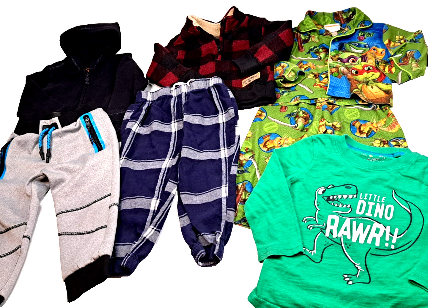 Baby Boy 2T Clothing Lot Winter Casual Toddler Little Rebels TMNT Jumping Beans
