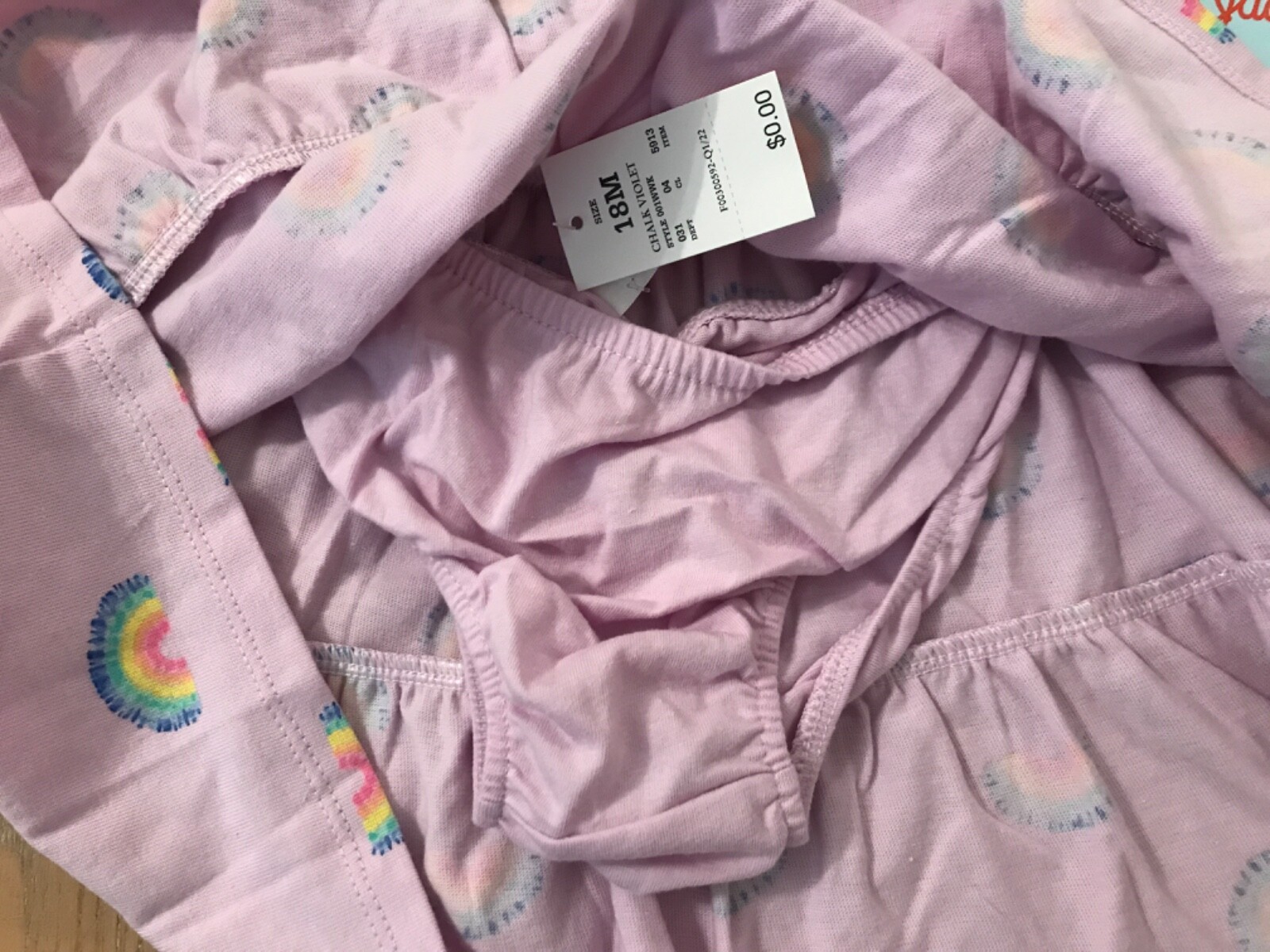 Cat & Jack/Old Navy/Others Infant Girls Clothing Lot of 6 Size 18 & 18-24 Months