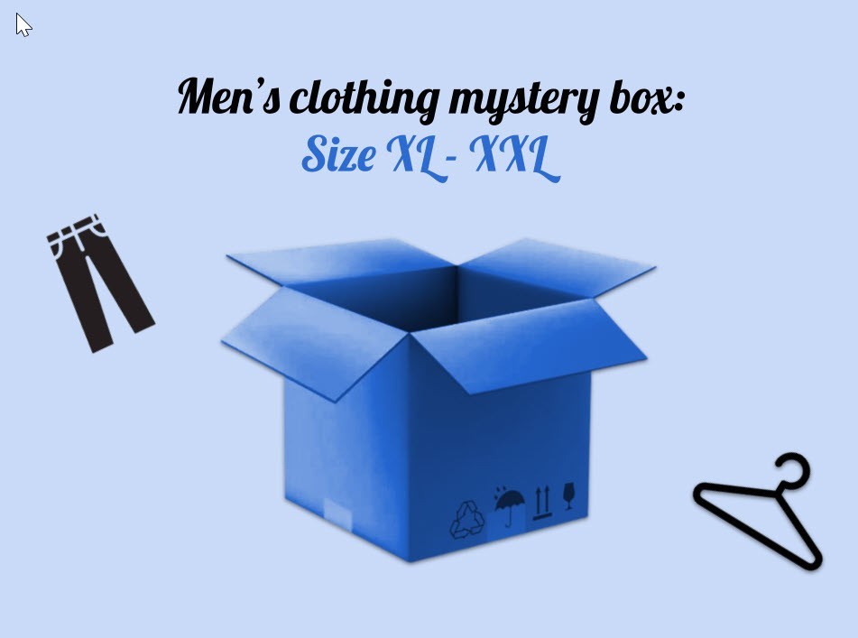 Mystery Box Men&rsquo;s Apparel Size XL-XXL Brand New items