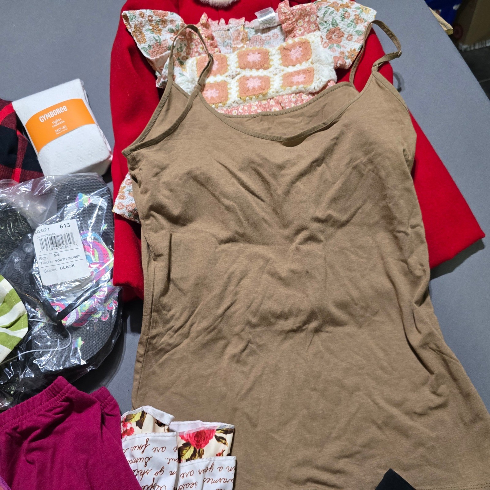 Mixed Brand 14 Clothing Lot Kids Various Sizes Pants Dresses Tops Bundle