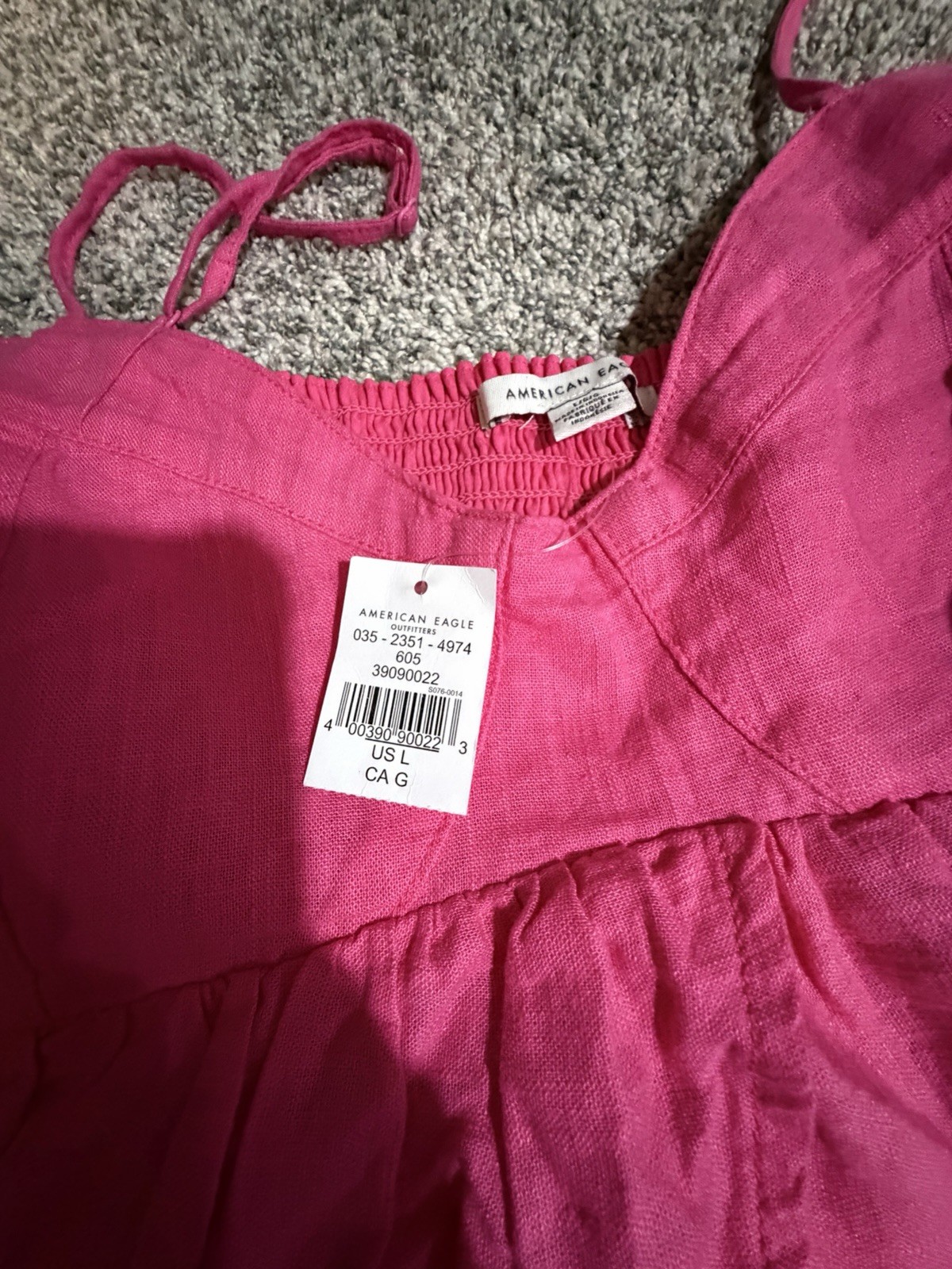 American Eagle Outfitters Pink Top L & SHEIN Beige Halter EU L Women’s Lot