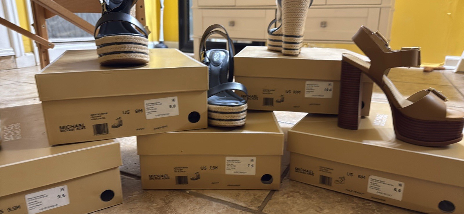 Mk Bundle Of 13 Shoes Women&rsquo;s All Sizes Different Colors New with Tags