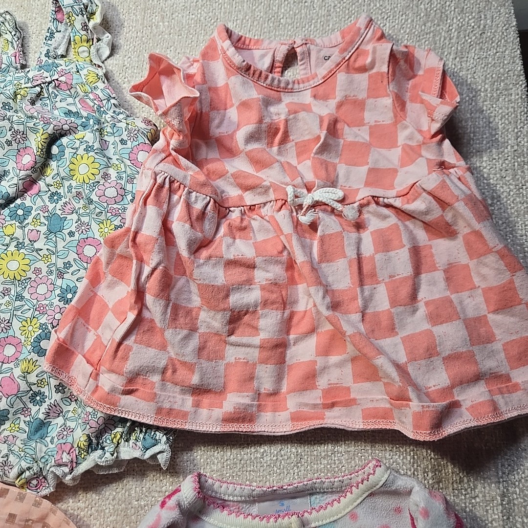 13PC Lot Of Girls Clothes 0-3 Months Various Brands